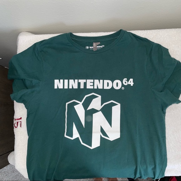 ASOS Nintendo 64 T-shirt in Green - Picture 3 of 4